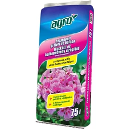 AGRO muskátli és balkonnövény virágföld 75 l