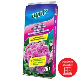 AGRO muskátli és balkonnövény virágföld 75 l