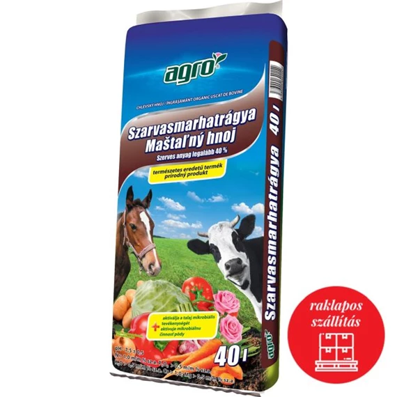 AGRO szarvasmarhatrágya 40 l