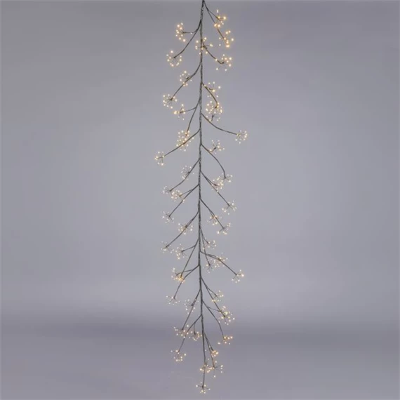 Ág, akasztós, 480 LED-es, IP44, melegfehér 180 cm