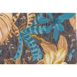 Ágytámla leveles 160x10x60 cm