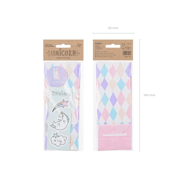 Ajándéktasak unikornis S/6