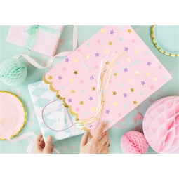 Ajándéktasakok csillagok, mix, 26x32x13 cm