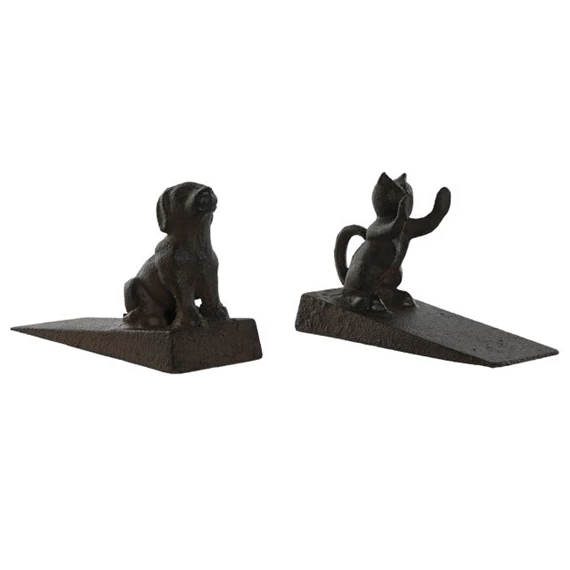 Ajtótámasz kutya, macska 14x6x9 cm 2 féle