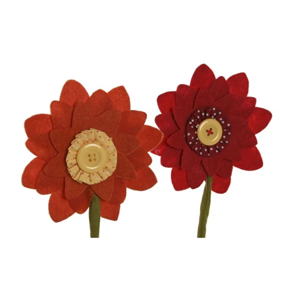 Ajtótámasz virág 14x14x33 cm 2 féle