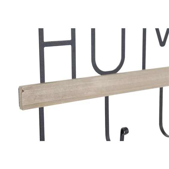 Akasztó falra "Home" felirattal 36x4,5x21 cm