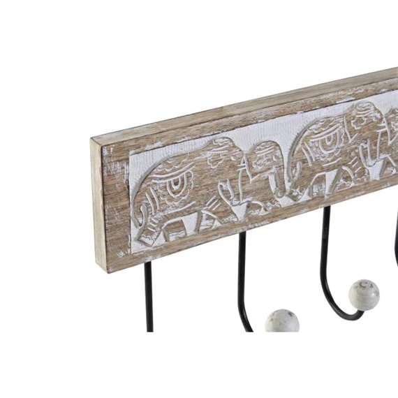 Akasztó falra elefántos 38x6x18 cm