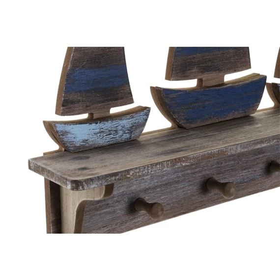 Akasztó falra, hajók 43x8,5x32 cm
