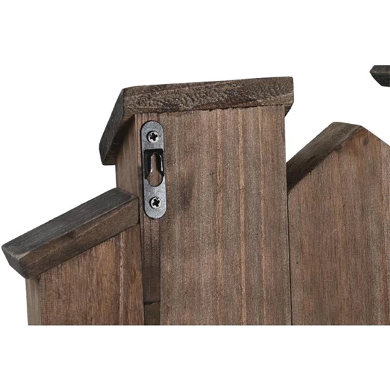 Akasztó falra, házak 23x4x19 cm