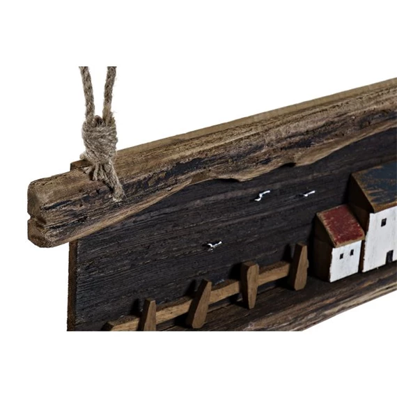 Akasztó falra, házak 53x4x22,5 cm