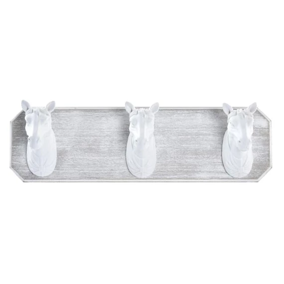 Akasztó falra lovakkal 38x9x11 cm