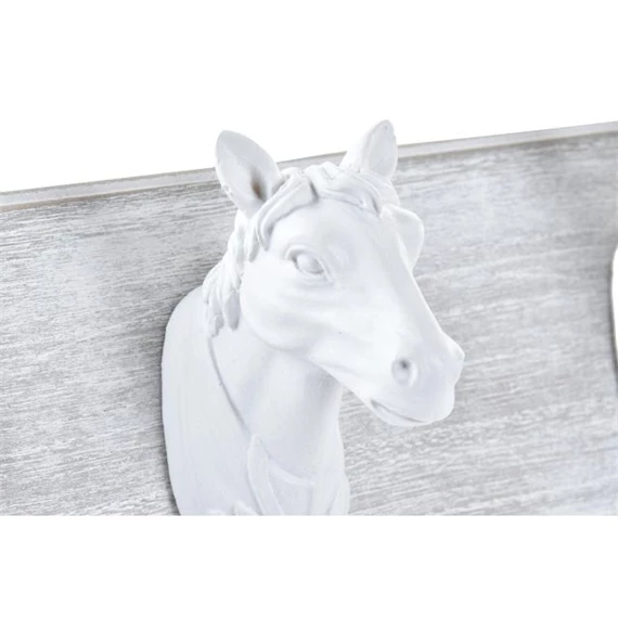 Akasztó falra lovakkal 38x9x11 cm