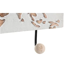 Akasztó falra világtérképpel 38x5x16 cm