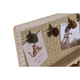 Akasztó fonott, csipesszel 45x6x24 cm