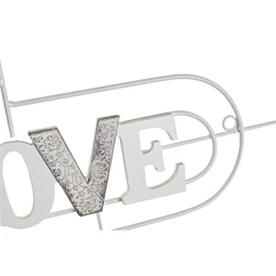 Akasztó "Love" és "Home" felirattal 51x5x30 cm 2 féle