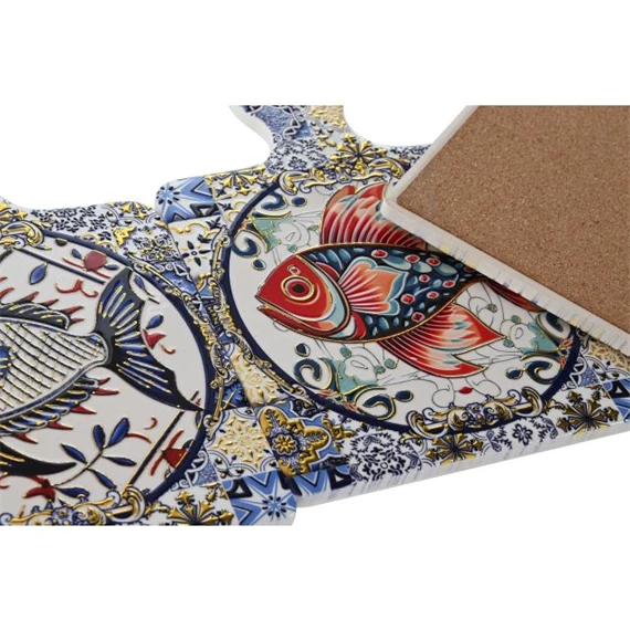 Alátét hal mintával 14x19x1 cm 4 féle