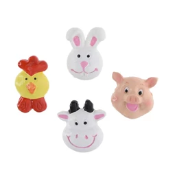 Állatfej öntapadós 2,9x2,6x0,8 cm S/12