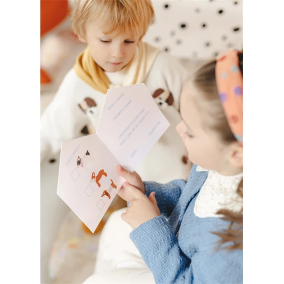 Álló fólia lufi corgi, 88x70 cm, mix