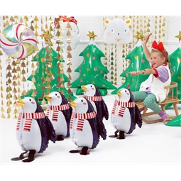 Álló fólia lufi karácsonyfa 78x94 cm mix