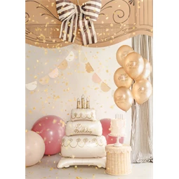 Álló lufi torta fólia 70x100 cm keverék