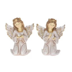 Angyal galambbal, LED-es 21x15x25 cm 2 féle