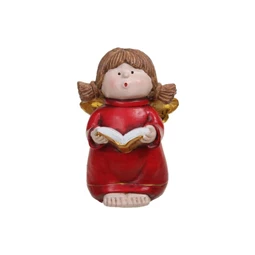 Angyal könyvvel álló, éneklő 16 cm