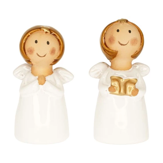 Angyal könyvvel álló 3,4x3x6,4 cm 2 féle