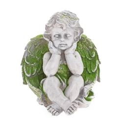 Angyal mohás ülő 22x21x24 cm