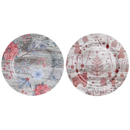 Asztali dekoráció tányér 33x33x2 cm 2 féle