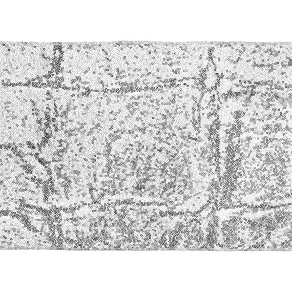 Asztali futó flitteres ezüst 0,3 cm x 5 m