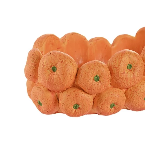 Asztali kínáló, narancs 24x16x9 cm