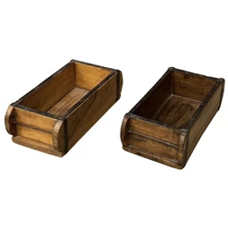 Asztali kínáló szögletes 33x15x10 cm