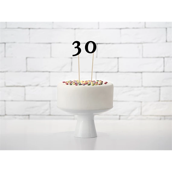 Asztalszámok fekete 24-26 cm S/11