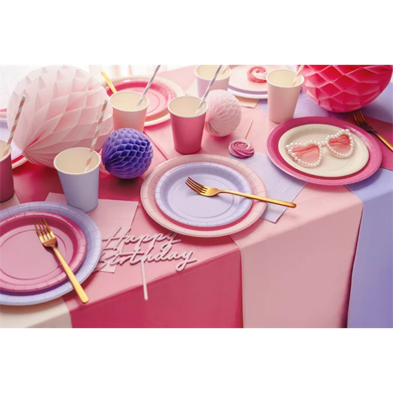 Asztalterítő 137x183 cm sötét rózsaszín