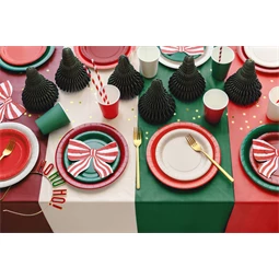 Asztalterítő 137x183 cm sötétvörös