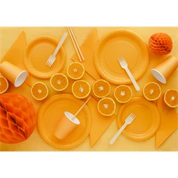 Asztalterítő 137x183 cm világos narancs