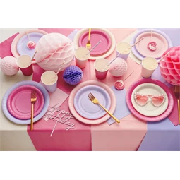 Asztalterítő 137x183 cm világos rózsaszín