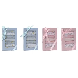 Baba előke szett 19x29x3 cm 4 féle S/7