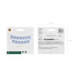 Banner Chrzest Święty 2 m világoskék