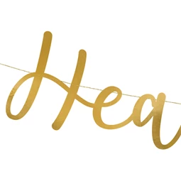 Banner heaven sent 14.5x85 cm arany