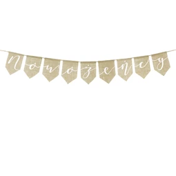 Banner ifjú házasok 23x155 cm