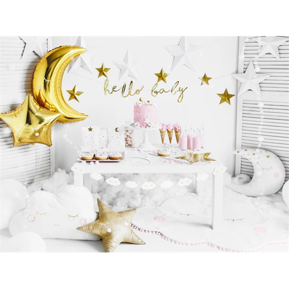 Banner kis csillag - hello baby 18x70 cm