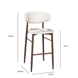 Bárszék 55x52x104 cm