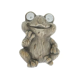 Szolár lámpa béka, LED-es 12,5x10,5x15 cm