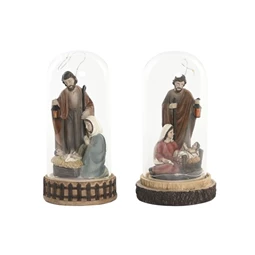 Betlehem LED-es 10x10x21 cm 2 féle