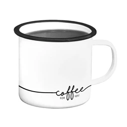 Bögre "Coffee" felirattal 11x11x10 cm