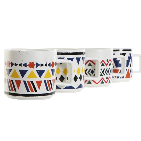 Bögre 13x9,2x8,5 cm 420 ml 4 féle