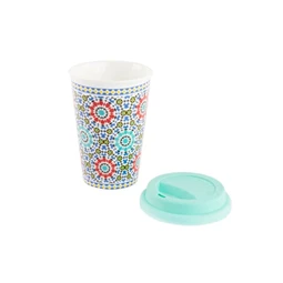 Bögre mozaikos 10x10x14 cm 400 ml 2 féle 