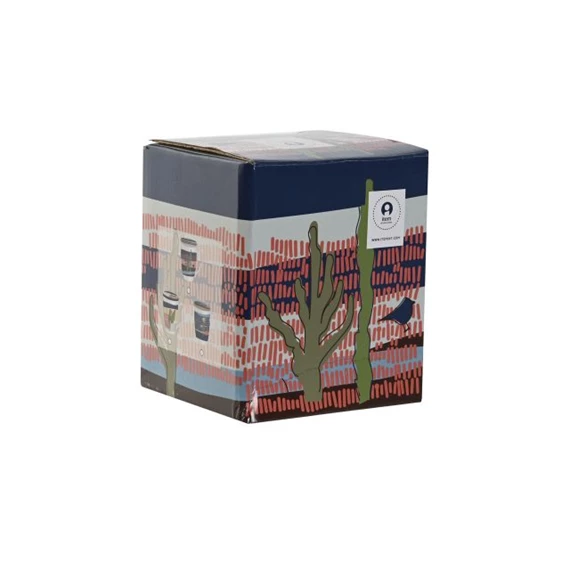 Bögre növénnyel 380 ml 12x9x11 cm 3 féle