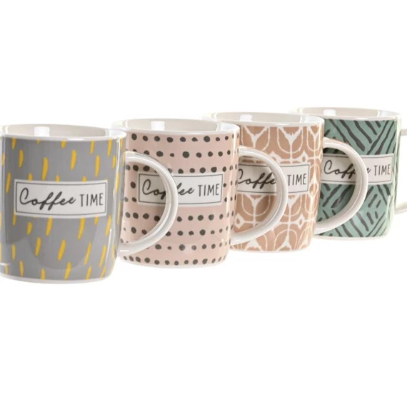 Bögre 11,5x8,3x9,5 cm 365 ml 4 féle